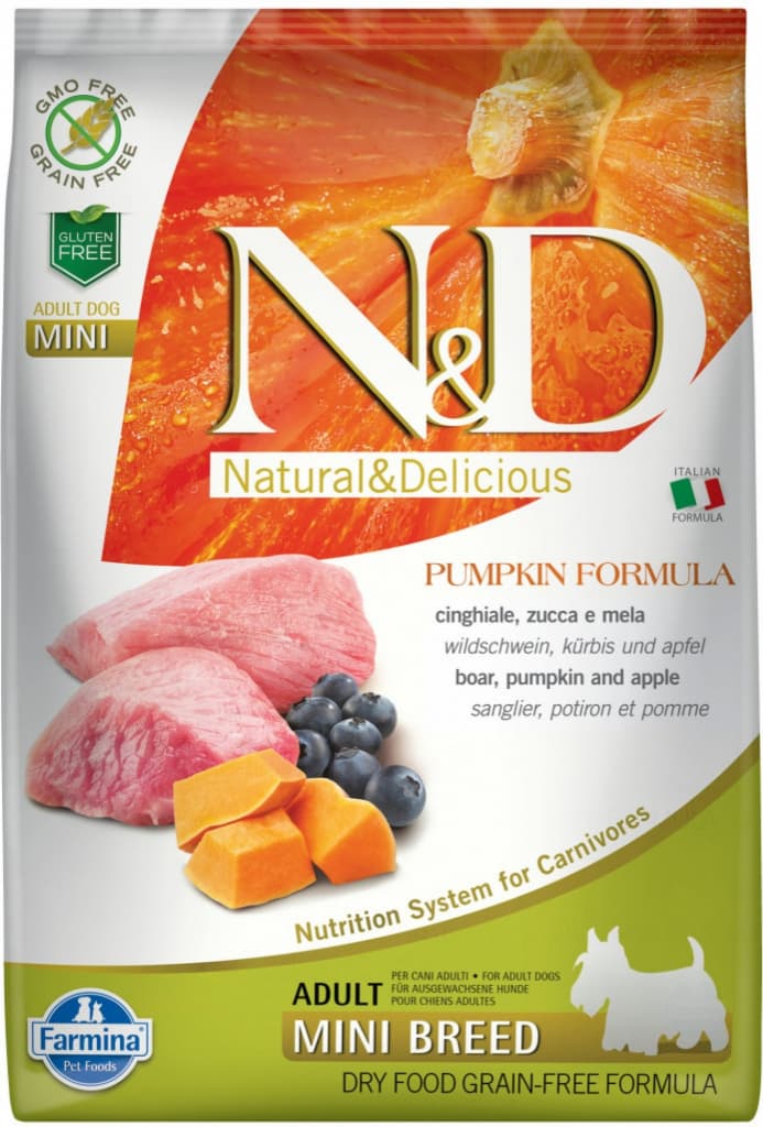 N&D Pumpkin Grain Free Adult Mini Boar & Apple