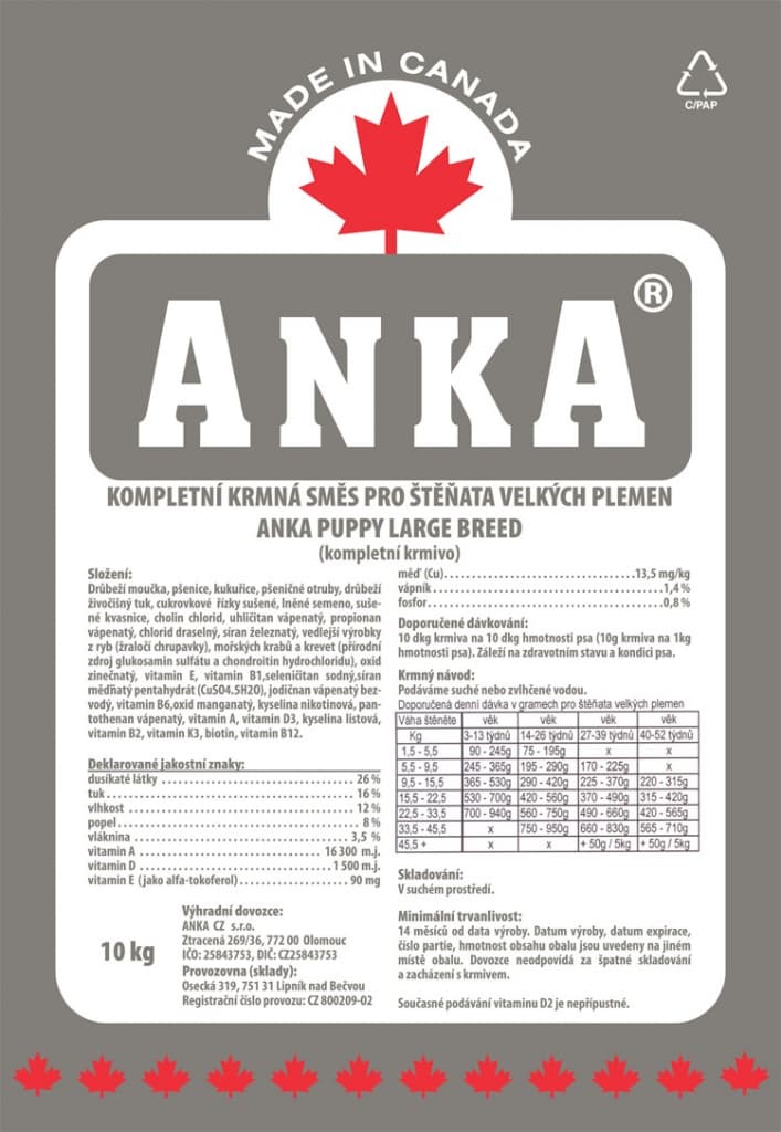 Anka Puppy Large Breed