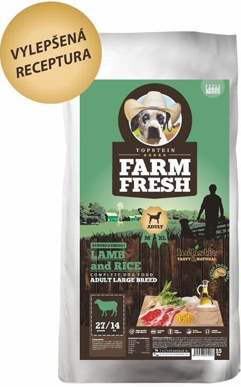 Topstein Farm Fresh Superpremium Lamb & Rice Large Breed