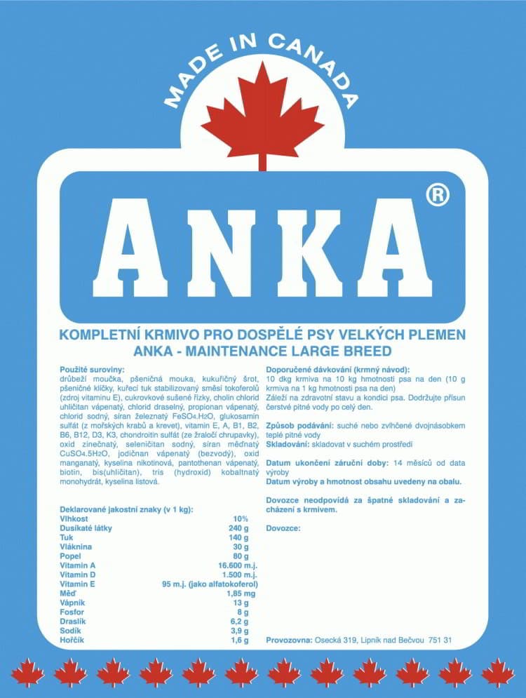 Anka Maintenance Large Breed