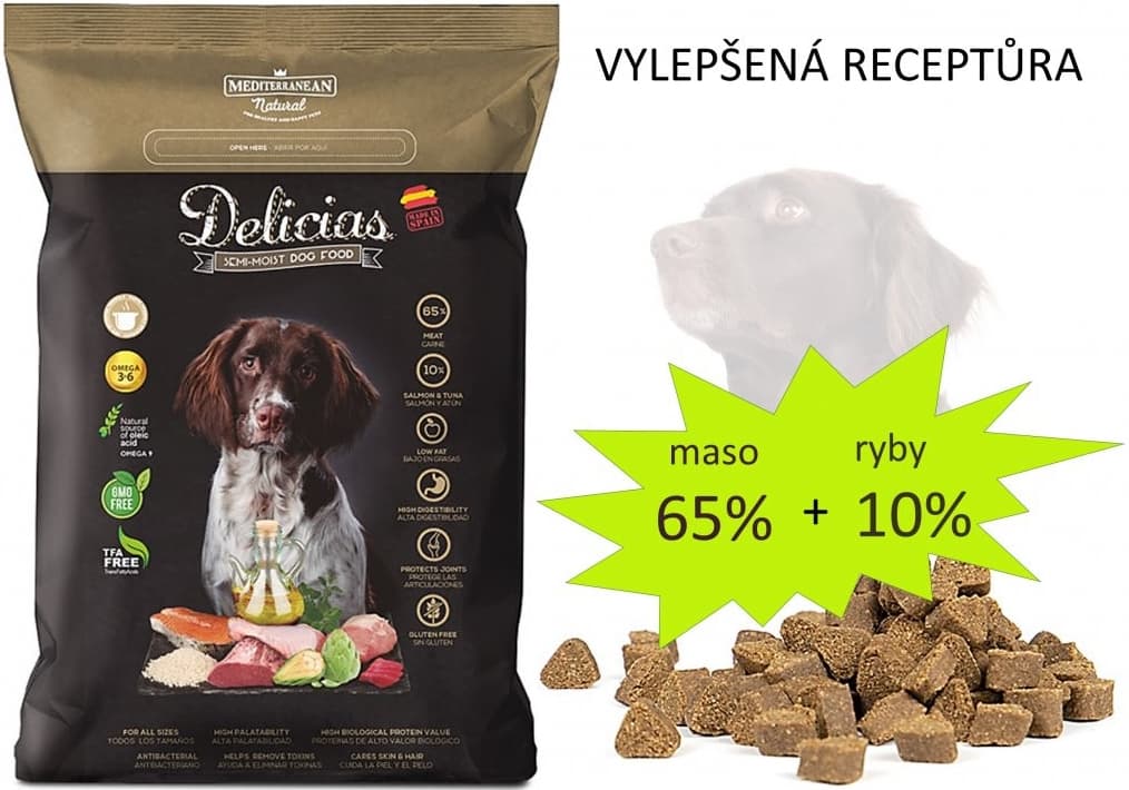 Mediterranean Delicias Adult Semi-Moist Serrano