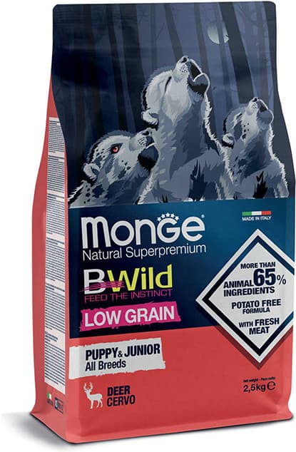 Monge Bwild Low Grain Puppy Srnčí