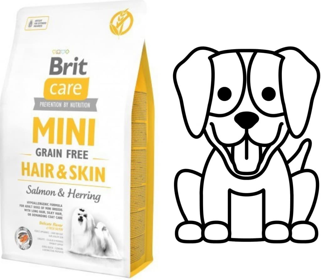 Brit Care Adult Mini Grain Free Hair & Skin Salmon & Heffing