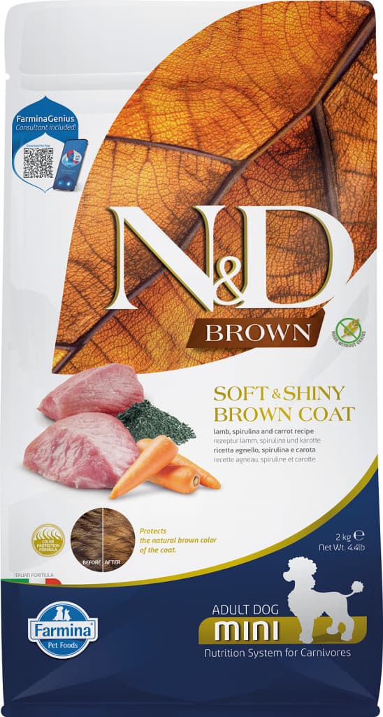 N&D Original Brown Adult Mini Lamb & Spirulina & Fennel