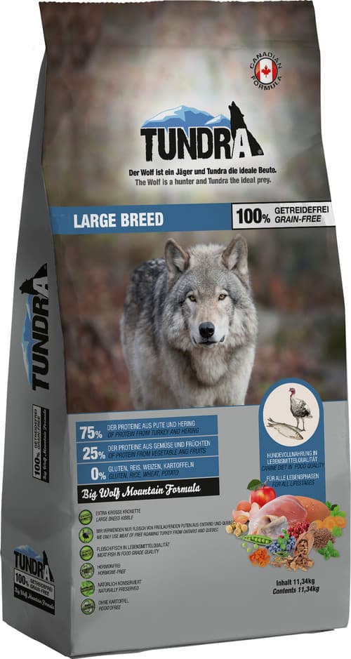 Tundra Large Breed Big Wolf Mountain