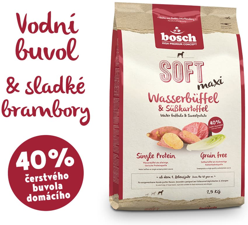 Bosch High Premium Concept Soft Maxi Water Buffalo & Sweet Potato
