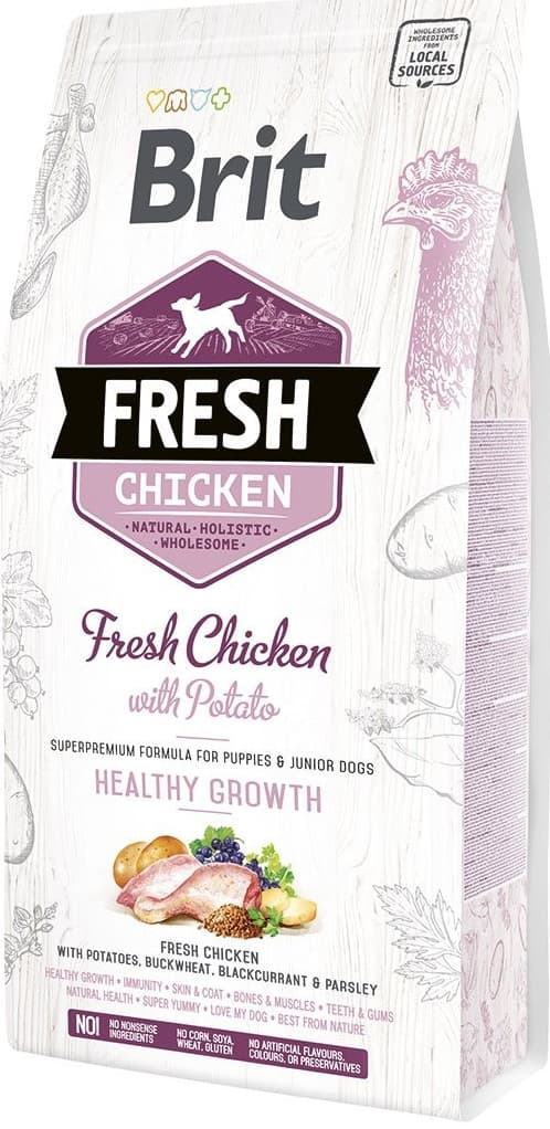 Brit Fresh Chicken & Potato Puppy Healthy Growth