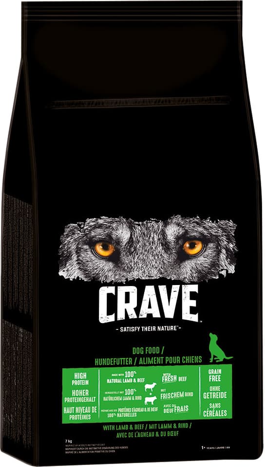 Crave Adult s jehněčím & hovězím
