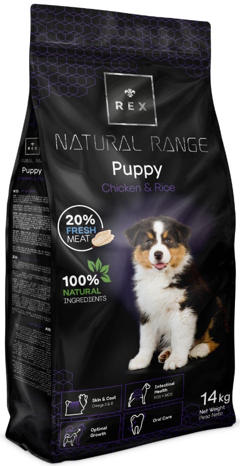 Rex Natural Range Puppy Chicken
