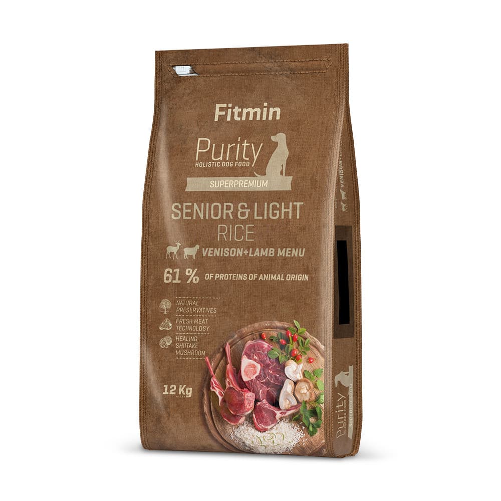 Fitmin Purity Rice Senior & Light Venison & Lamb