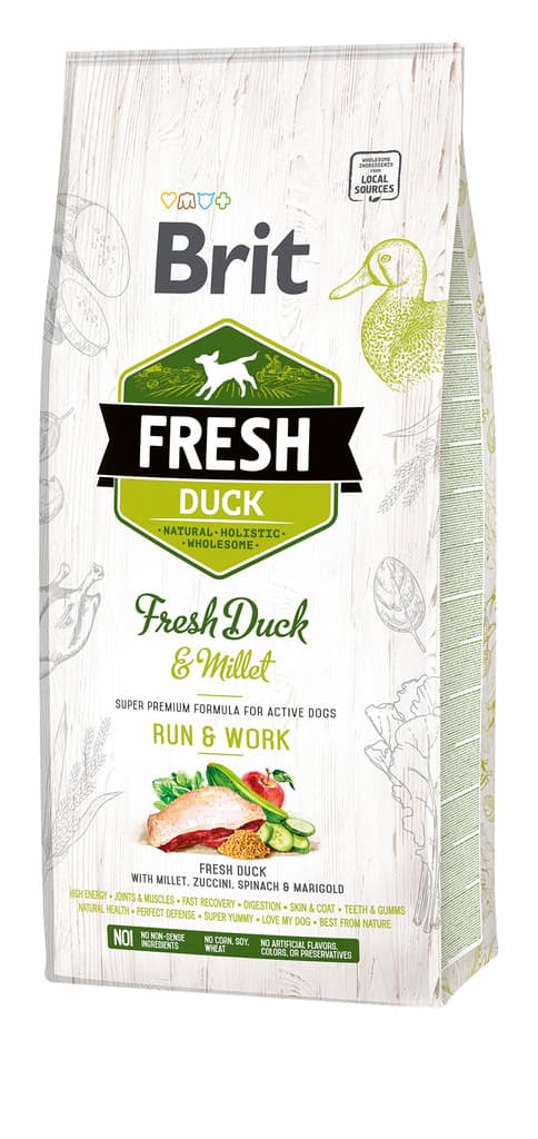 Brit Fresh Duck with Millet Active Run & Work