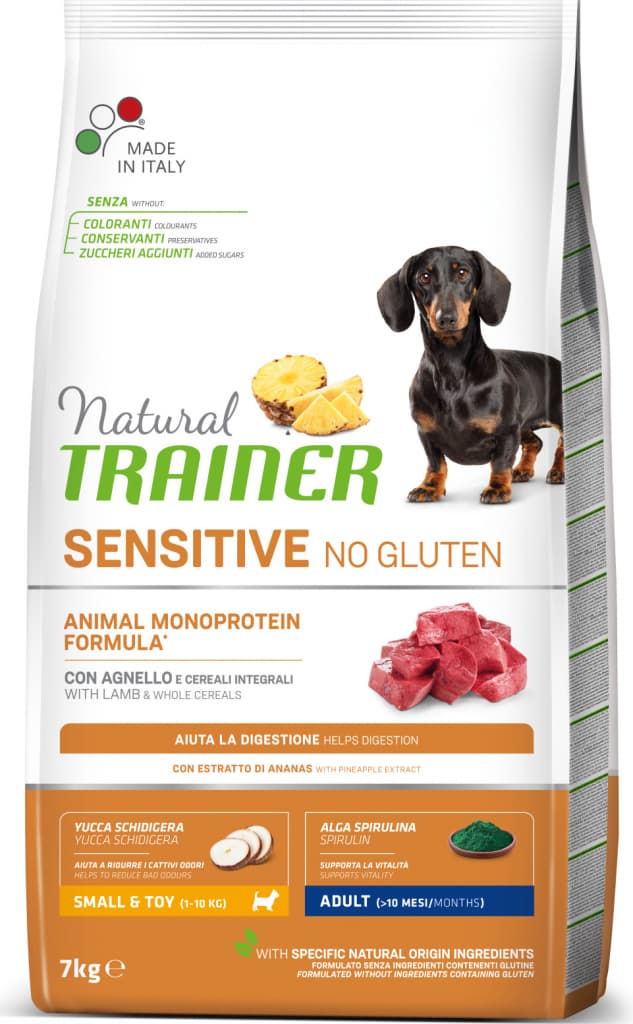 Trainer Natural Sensitive No Gluten Adult Mini Jehně