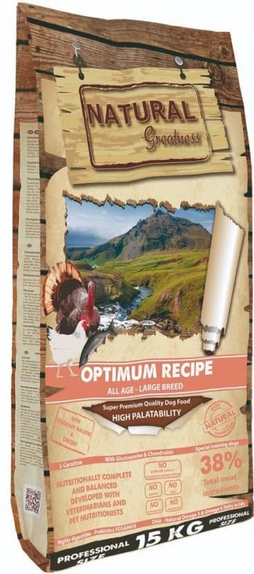 Natural Greatness Original Optimum Recipe Large Breed/ krůta,kuře/