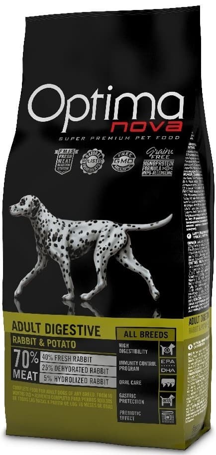 Optima Nova Adult DIGESTIVE Grain Free Rabbit