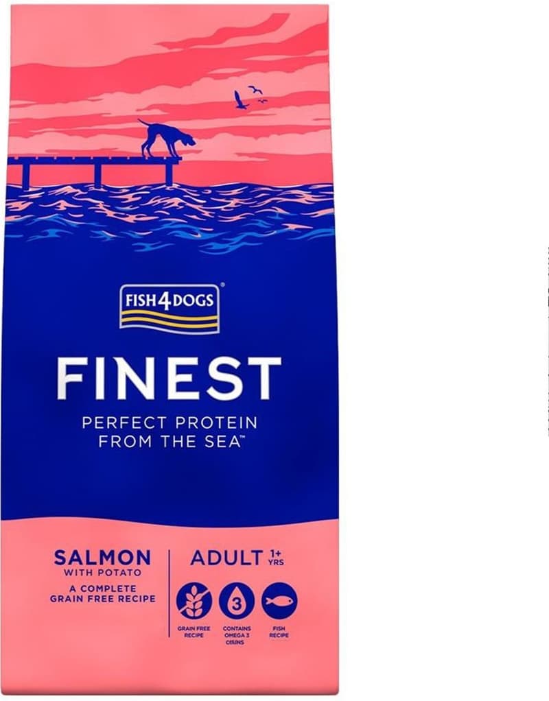 FISH4DOGS Finest Salmon with Potato Adult Large