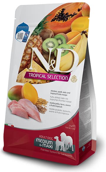 N&D Tropical Selection Adult Medium & Maxi Chicken