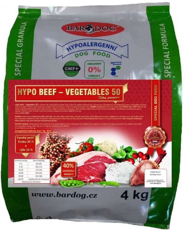 Bardog Original HYPO BEEF VEGETABLES 50