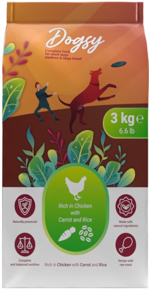 Craftia Dogsy Adult M/L Chicken & Carrot & Rice
