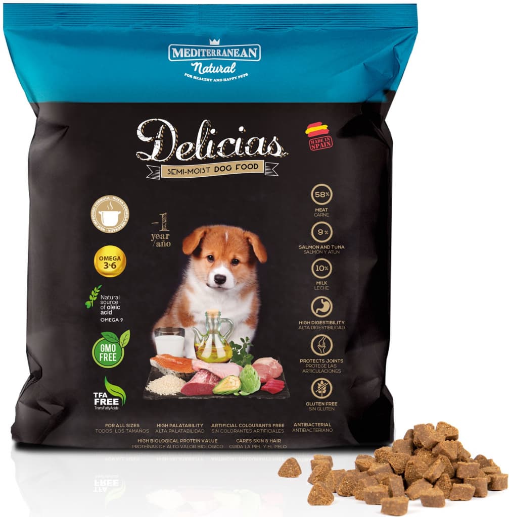 Mediterranean Delicias Puppy Semi-Moist Soft
