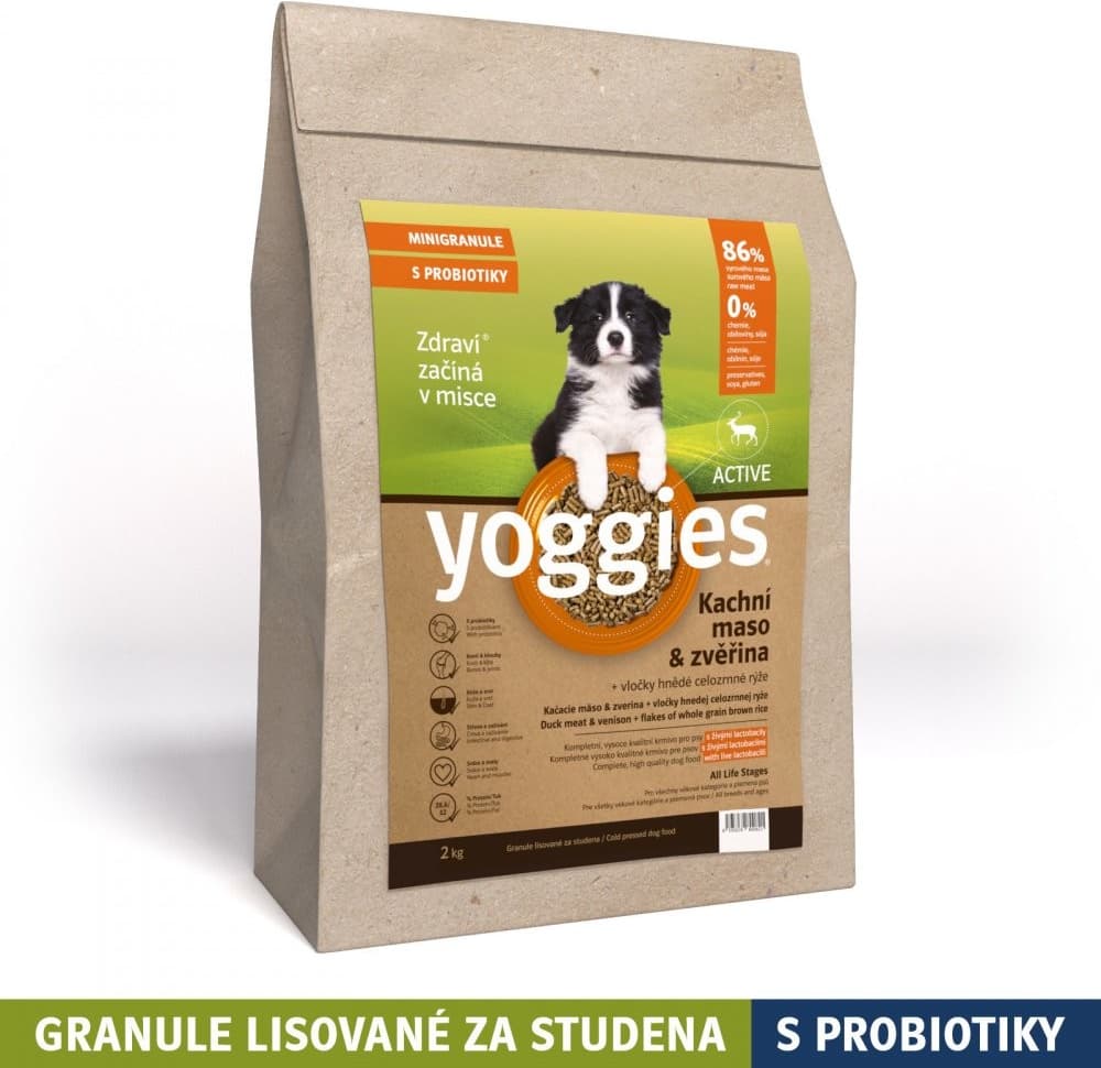 Yoggies Original Mini Active Kachna & zvěřina