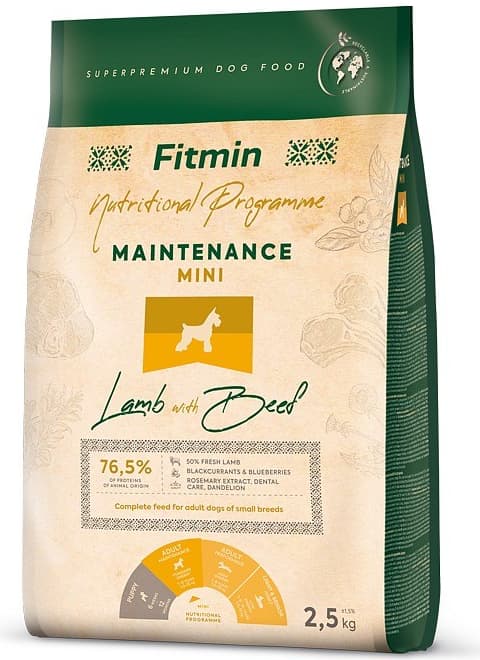 Fitmin Nutritional Programme Maintenance Mini Lamb & Beef