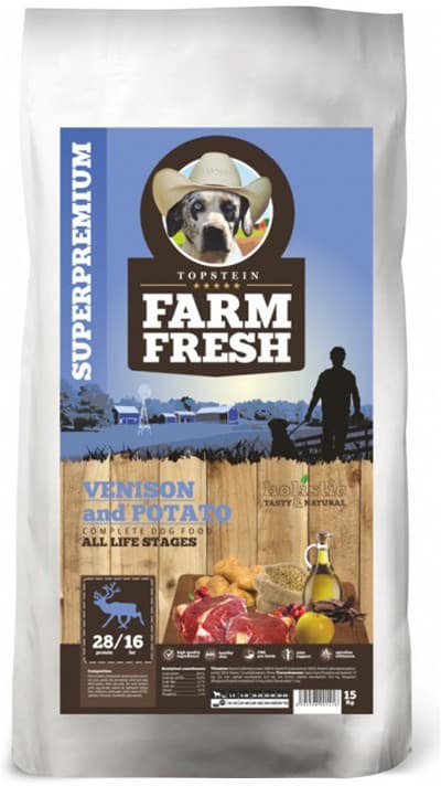 Topstein Farm Fresh Superpremium All Life Stages Venison and Potato