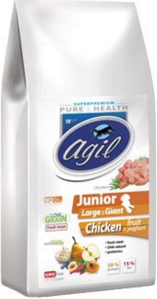 Agil Original Junior Large & Giant Low Grain Chicken & Lamb