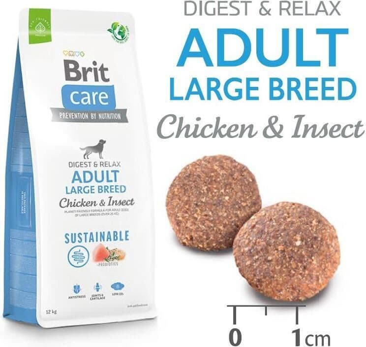 Brit Care Sustainable Adult Large Breed Chicken & Insect