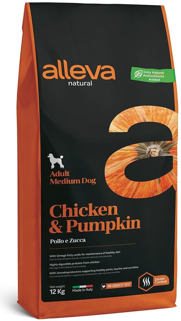 Alleva Natural Adult Medium Chicken and Pumpkin