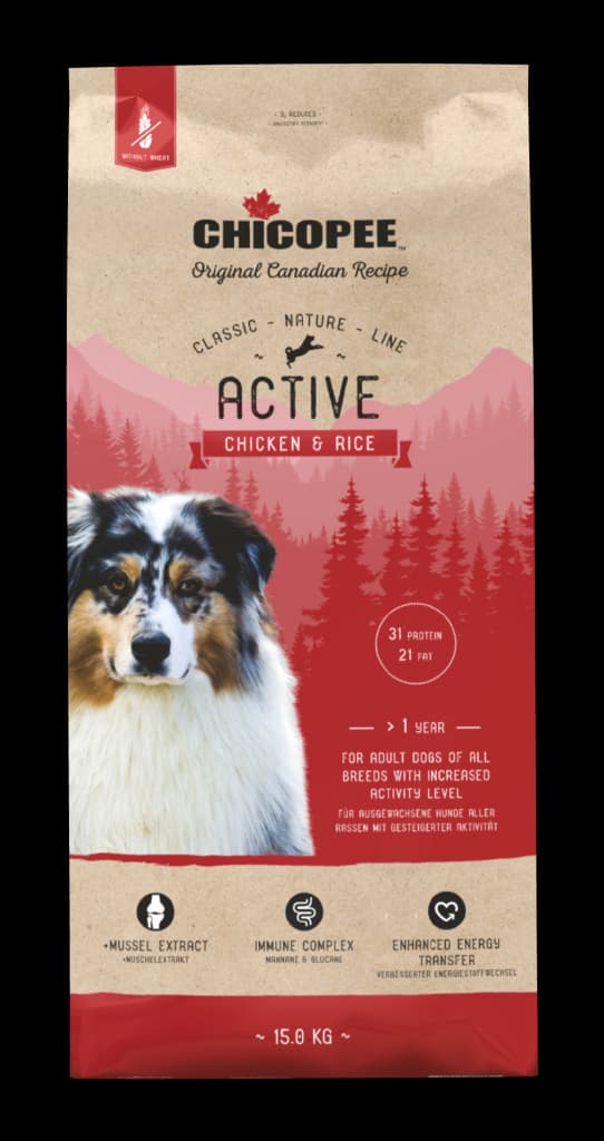 Chicopee Classic Nature Active Chicken & Rice