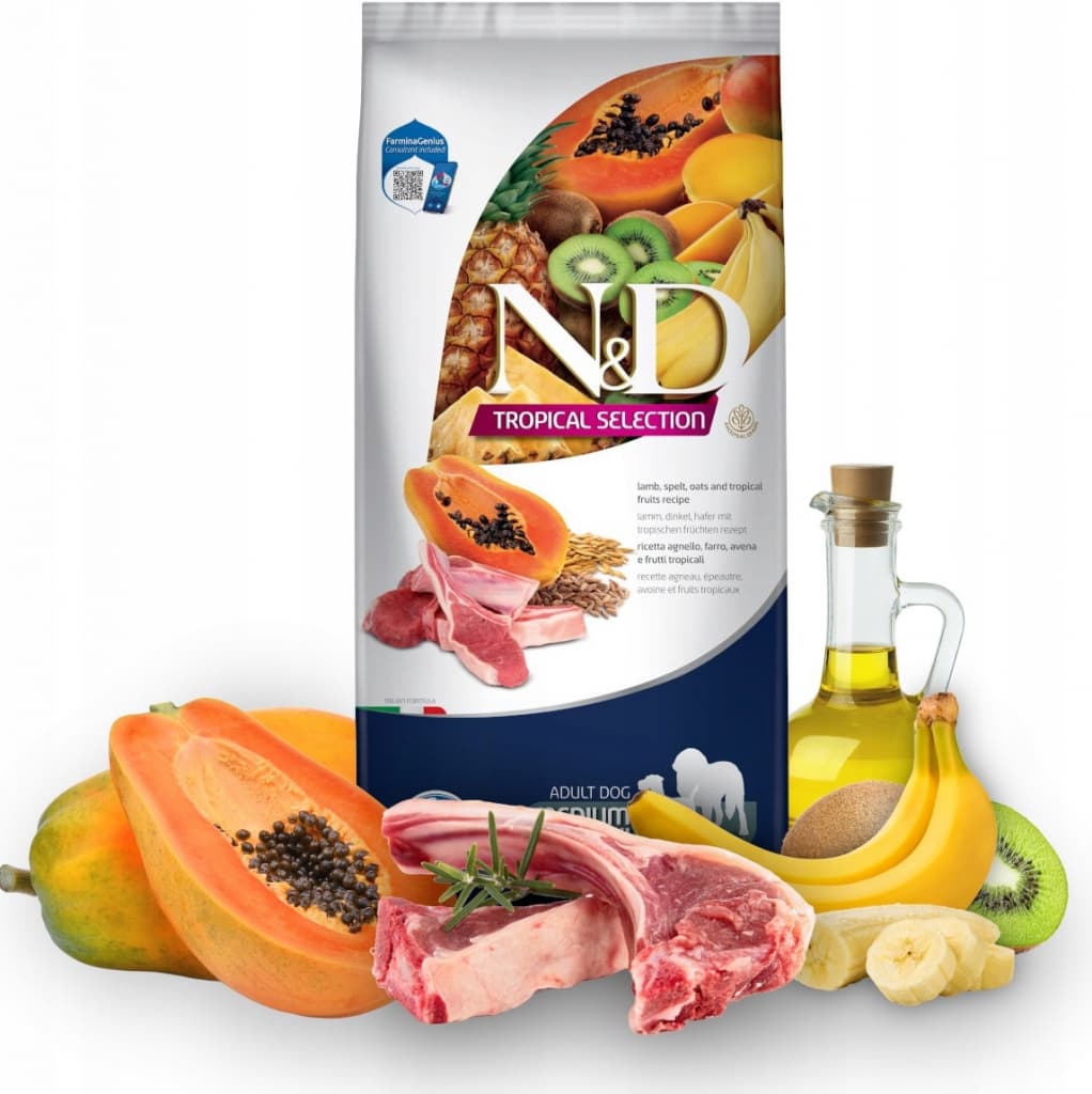 N&D Tropical Selection Adult Medium & Maxi Lamb