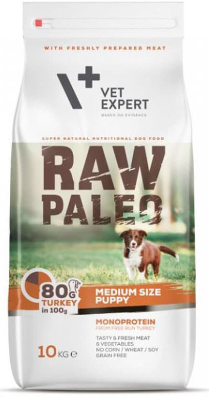 VetExpert RAW PALEO Puppy Medium Turkey
