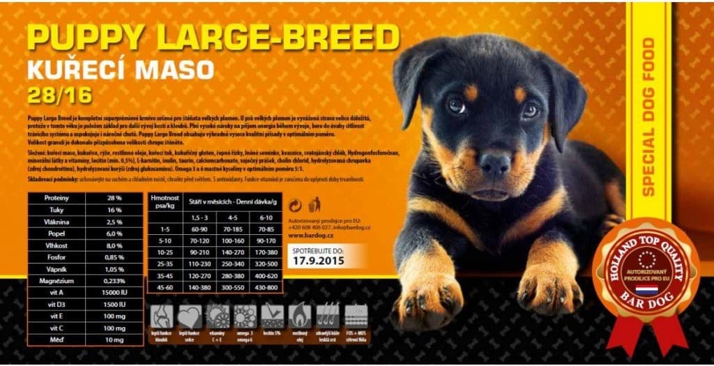 Bardog Original Puppy Large Breed XL
