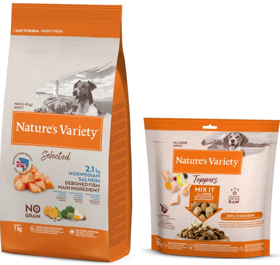 Nature's Variety Selected Mini Adult norský losos