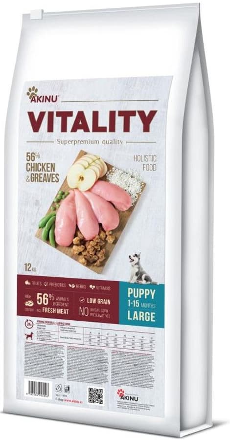 Akinu Vitality Puppy large chicken & fish
