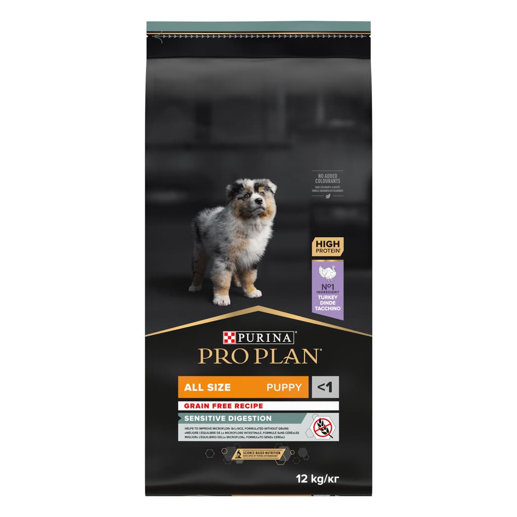 Purina Pro Plan All Sizes Puppy Sensitive Digestion Grain Free krůta