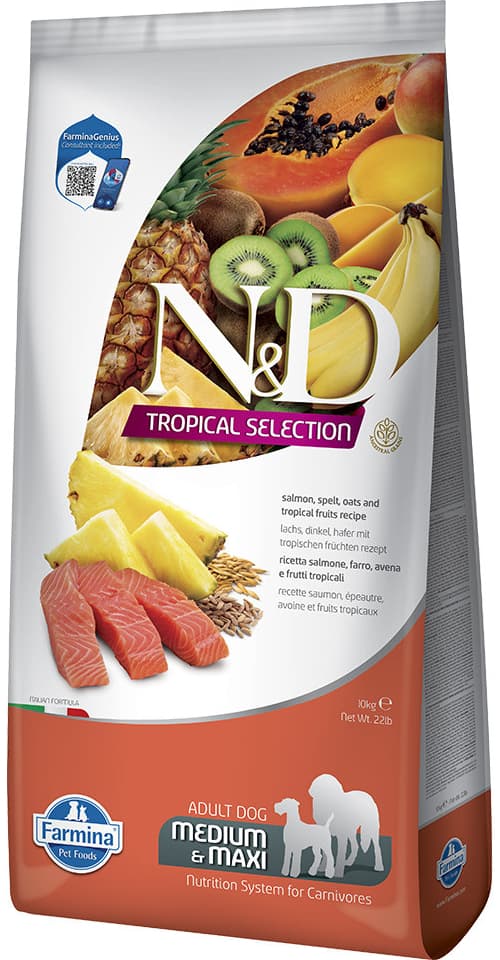 N&D Tropical Selection Adult Medium & Maxi Salmon