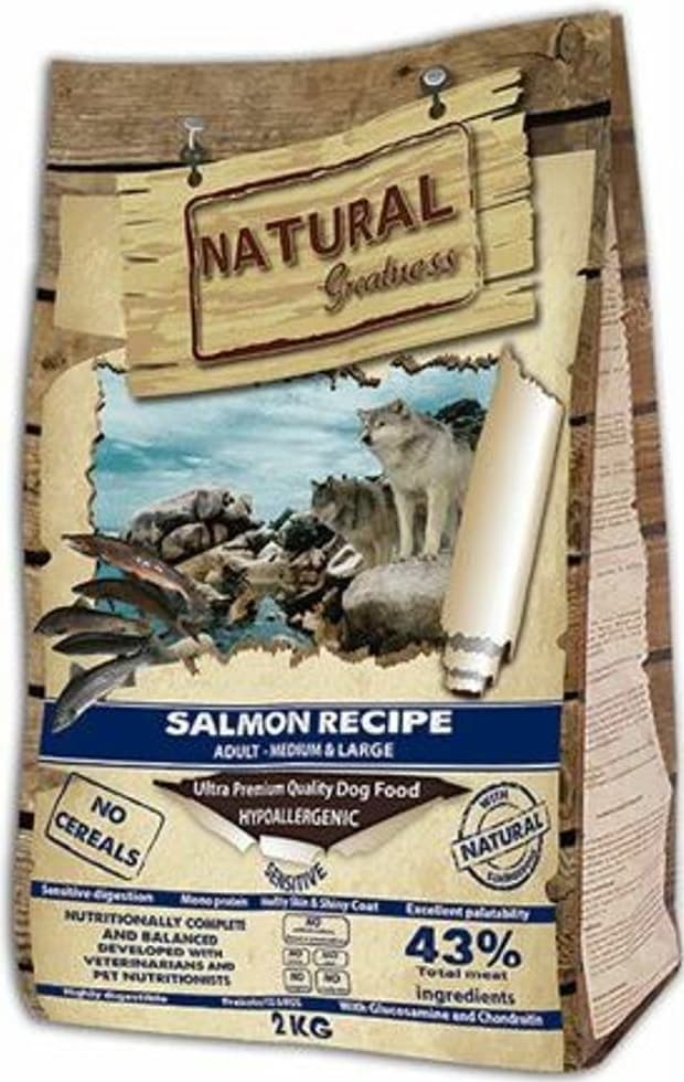 Natural Greatness Hypoallergenic Medium & Large Salmon