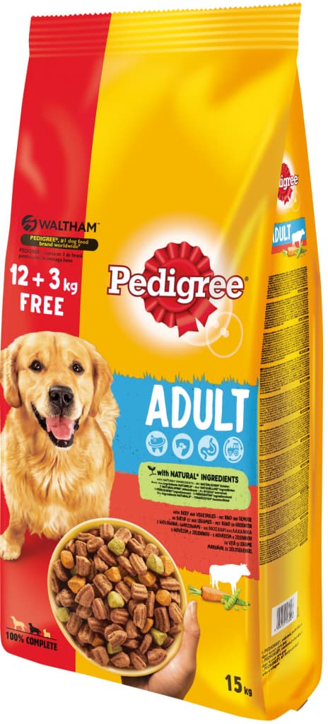 Pedigree Original Adult s hovězím a zeleninou