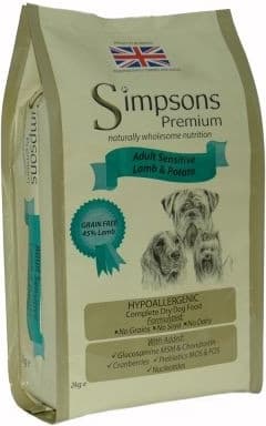 Simpsons Premium Adult Sensitive jehněčí & brambory