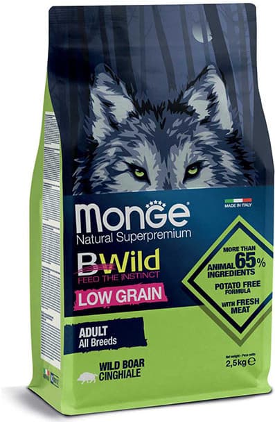Monge Bwild Low Grain Divočák Adult
