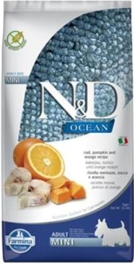 N&D Ocean Low Grain Adult Mini Codfish & Orange