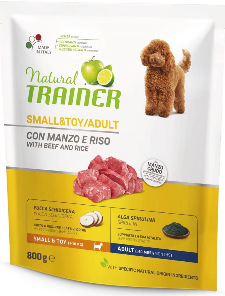 Trainer Natural Adult Small & Toy Hovězí