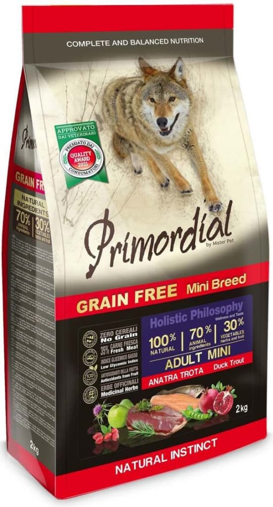 Primordial Grain Free Adult Mini Duck & Trout
