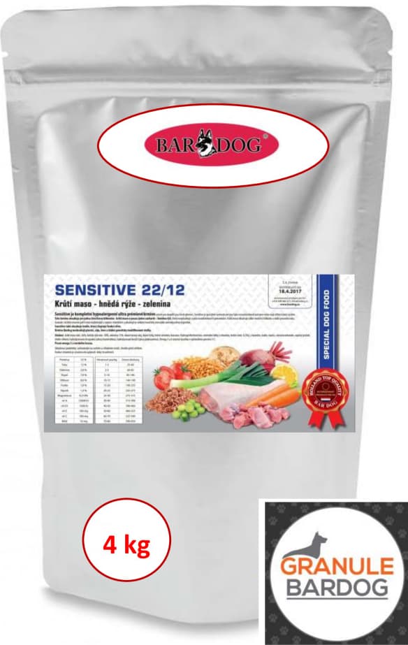 Bardog Hypoalergenní Sensitive 22/12