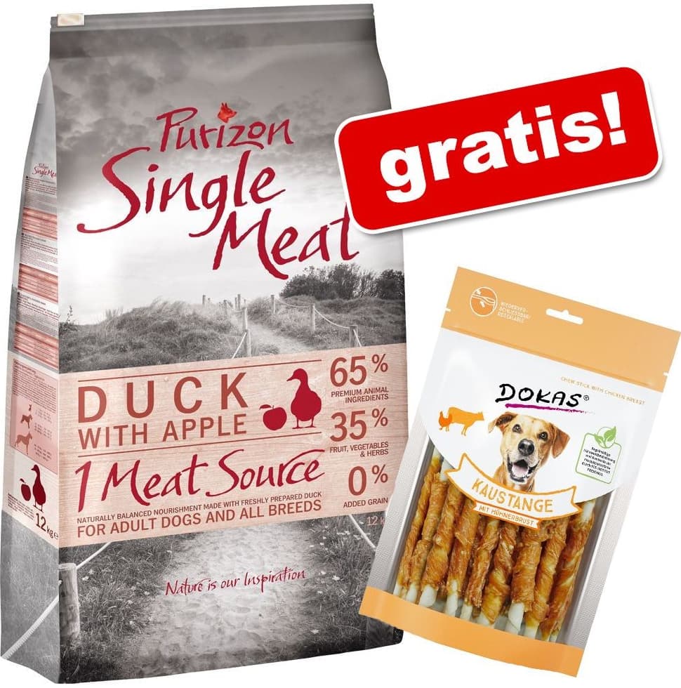 Purizon Single Meat Adult jehněčí a hrách