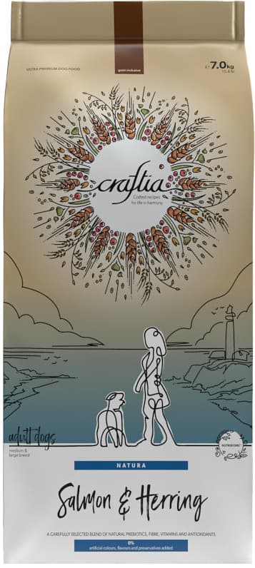 Craftia Natura Adult M/L Salmon