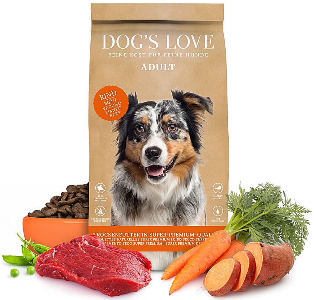 Dog's Love Adult Hovězí