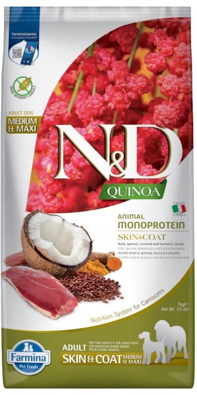N&D Quinoa Grain Free Skin & Coat Duck & Coconut