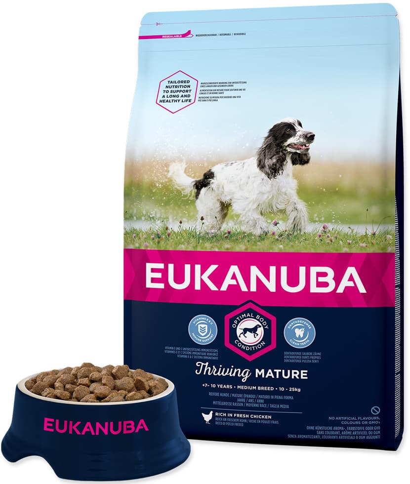 Eukanuba Thriving Mature Medium Breed Chicken